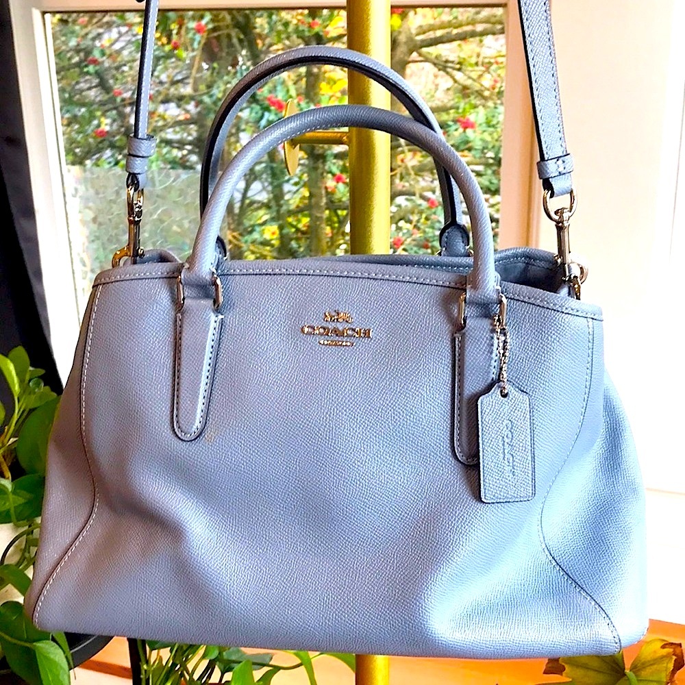 COACH SMALL MARGOT CARYALL BAG : Style #F57527 : Cornflower Blue